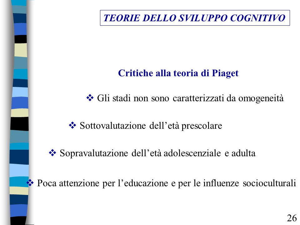 TEORIE DELLO SVILUPPO COGNITIVO ppt video online scaricare